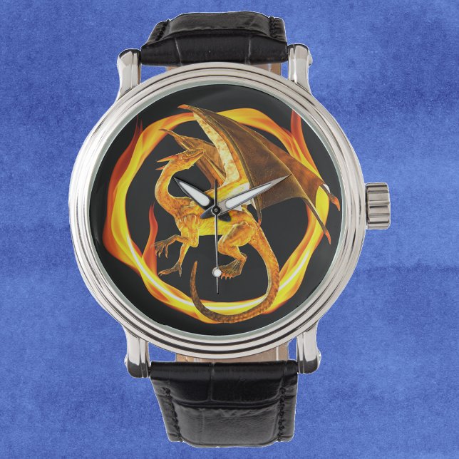 Fire Dragon Flame Circle Watch (Creator Uploaded)