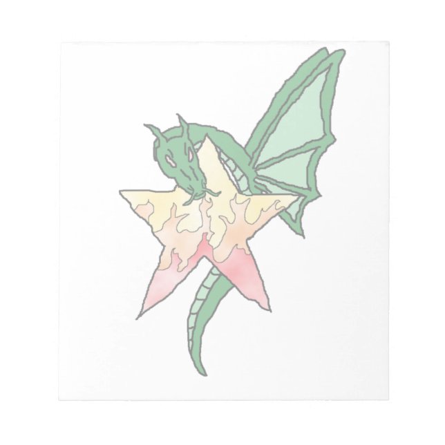 Fire Dragon Notepad (Front)