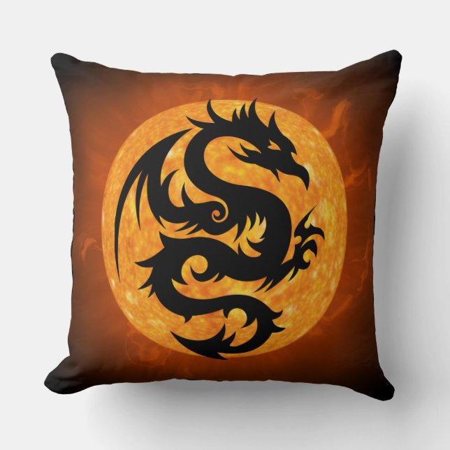 fire dragon pillow (Front)