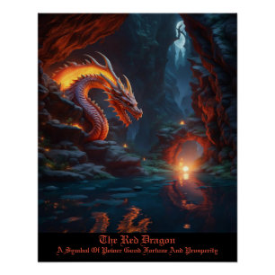 Fire Dragon Poster