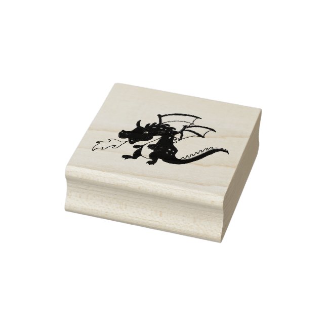 Fire Dragon Rubber Stamp (Stamp)