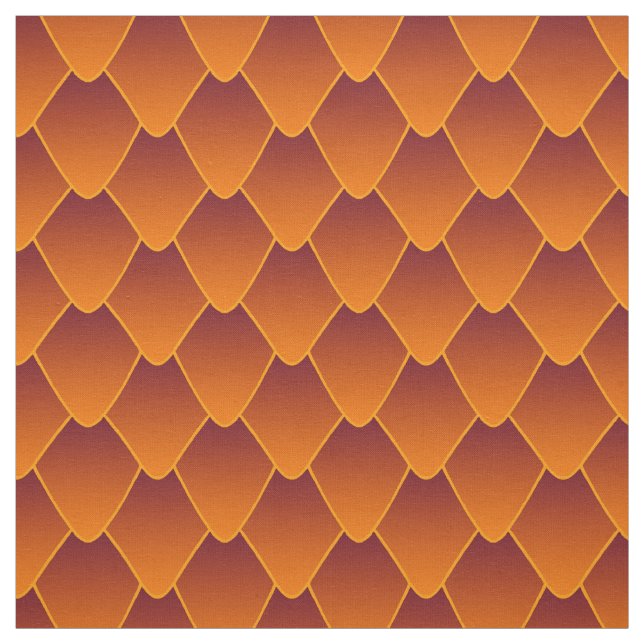 Fire Dragon Scales Fabric (Swatch)