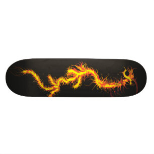 fire dragon skateboard