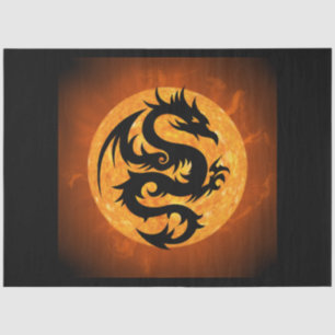 fire dragon tissue paper