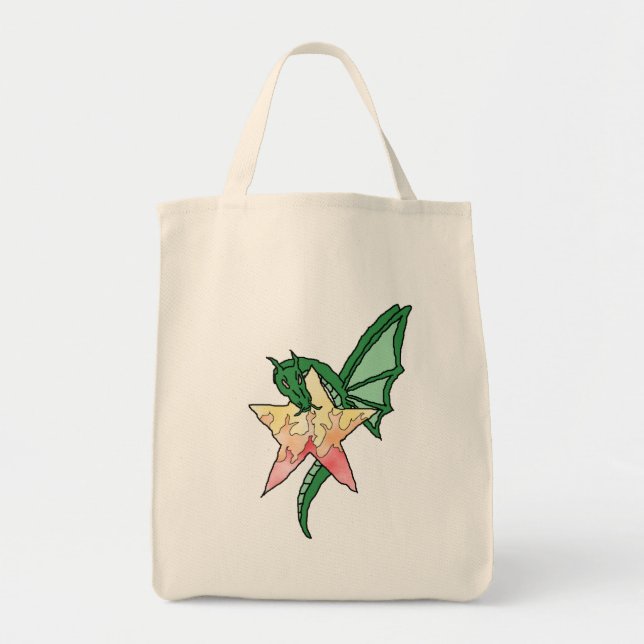 Fire Dragon Tote Bag (Front)