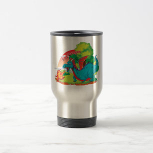 Fire Dragon Tumbler Travel Mug