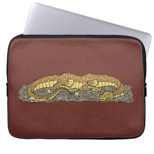 Fire Drake at Rest Laptop Sleeve