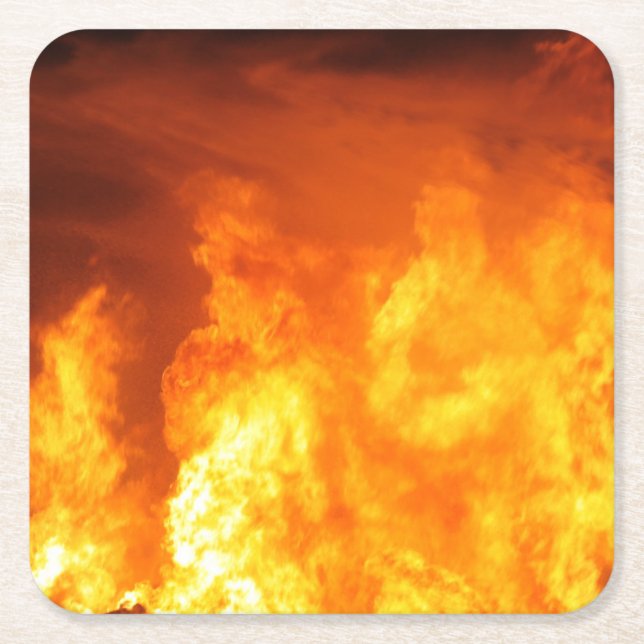 Fire drink coaster (Front)