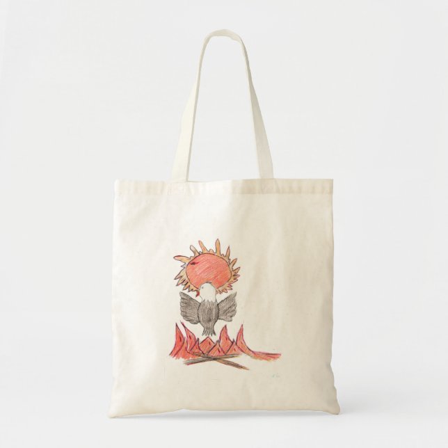 Fire Eagle  Tote Bag (Front)