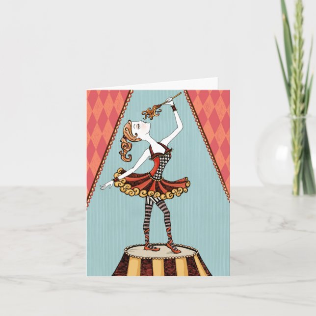 Fire Eater greeting card (Front)