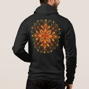 Fire Element Flame Mandala Magic Fantasy Hoodie