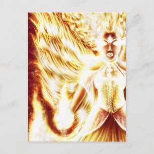 Fire Elemental postcard by Nellis Eketorp