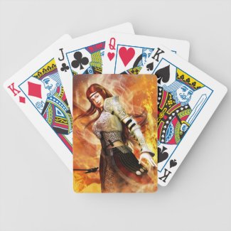 Fire Elf Bicycle Playing Cards