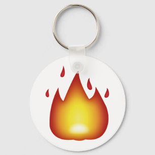 Fire - Emoji Key Ring