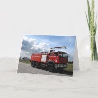 Fire engine at Cherbourg airport