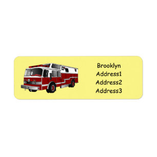 Fire engine cartoon illustration
