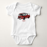 Fire engine cartoon illustration