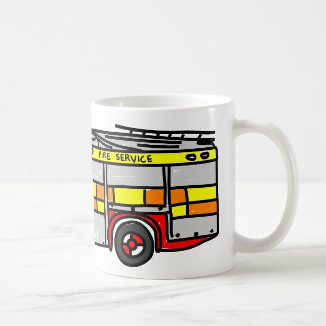 Fire Engine Coffee Mug (Right)