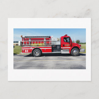 Fire Engine E-12 Postcard