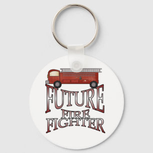 Fire Engine Future Firefighter T-shirts and Gifts Key Ring