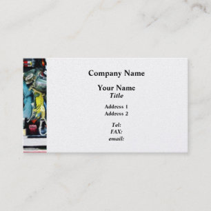 Fire Engine Gear  - Platinum Finish Business Card