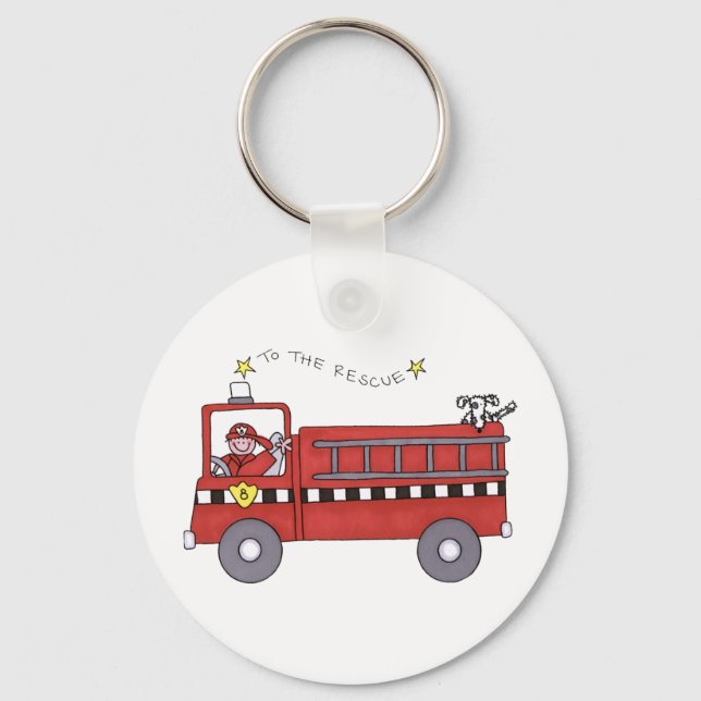 Fire Engine Key Ring (Front)