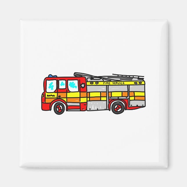 Fire Engine Magnet (Front)