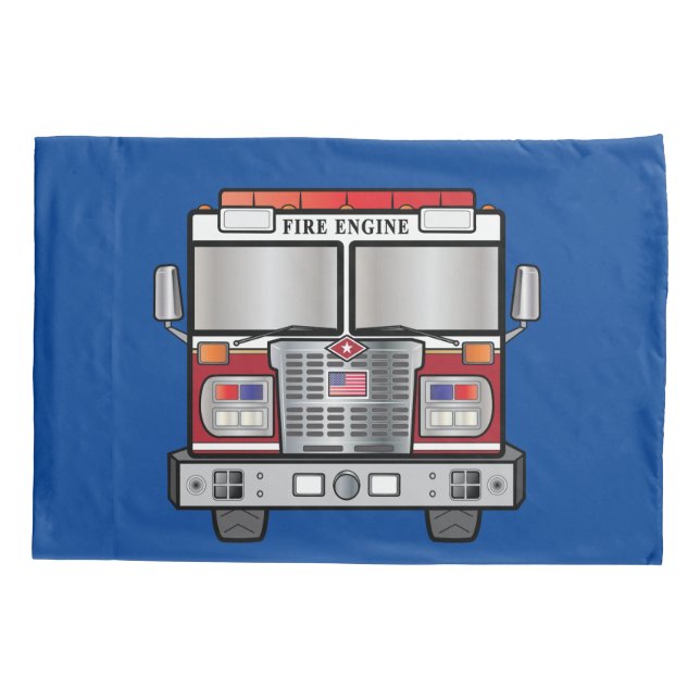 Fire Engine Pillowcase (Back)