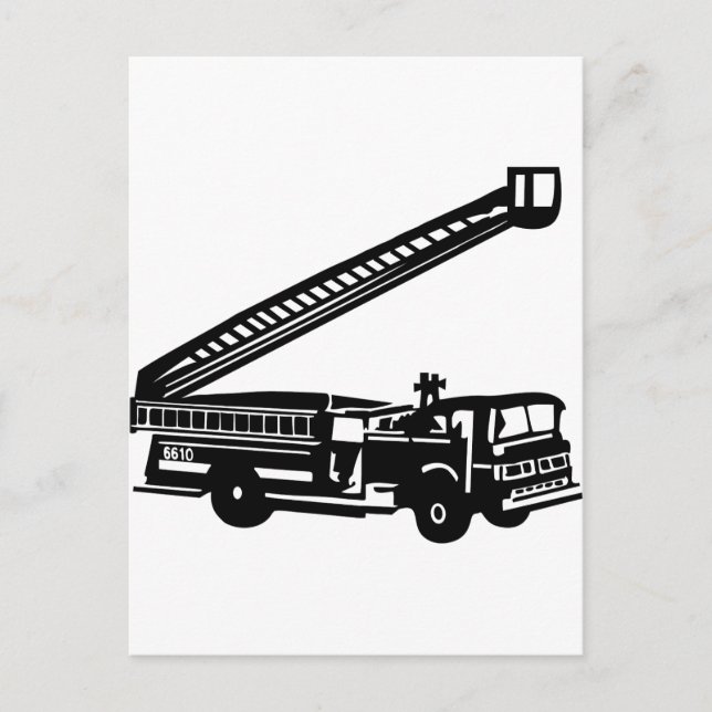 Fire Engine Postcard (Front)
