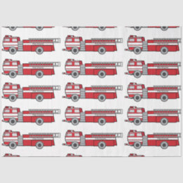 Fire Engine Tissue Paper