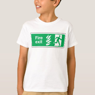 Fire Exit Sign T-Shirt