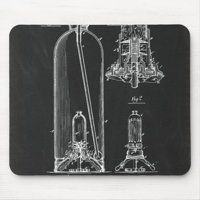 Fire extinguisher, patent mouse mat (Front)