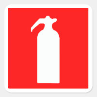 Fire Extinguisher Stickers / Labels