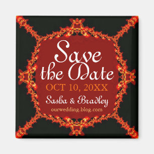 Fire Fairy Save the Date Magnet