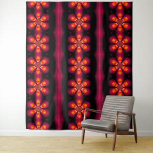 Fire Feather Dream Catcher Red 1 Tapestry