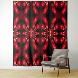 Fire Feather Dream Catcher Red 6 Tapestry