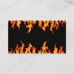 Fire Fiery Flames Business Cards