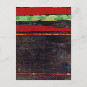 "Fire Fight" Abstract Design Postcard