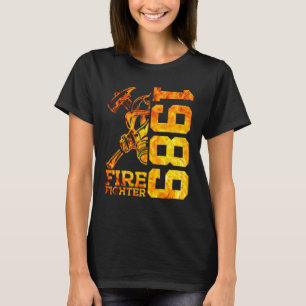 Fire Fighter 1989 33 Years Fire Brigade 33rd Birth T-Shirt