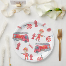 Fire Fighter Birthday Party 