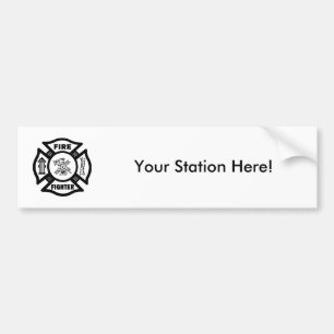 Fire Fighter Bumper Sticker