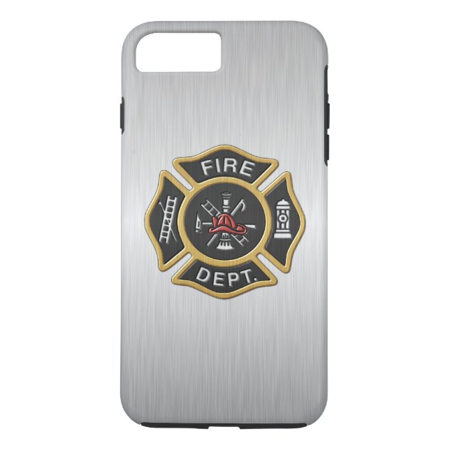 Fire Fighter Deluxe Case-Mate iPhone Case (Back)