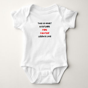 fire fighter, future baby bodysuit