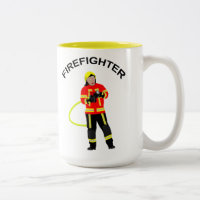 Fire fighter in use clothes Two - color barrel