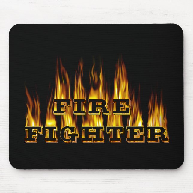 Fire Fighter Mouse Mat (Front)