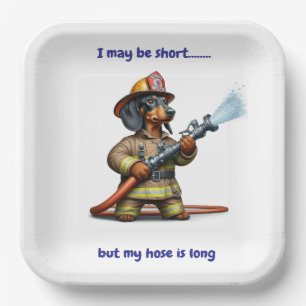 Fire Fighter Party Paper Plate