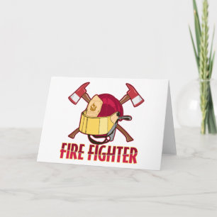Fire Fighter Tribute Card