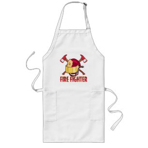 Fire Fighter Tribute Long Apron
