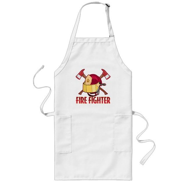 Fire Fighter Tribute Long Apron (Front)