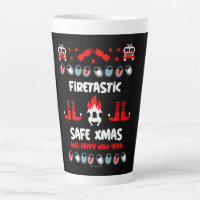 Fire-fighter ugly xmas  